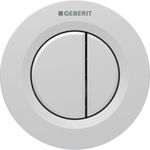 Pulsador a distancia neumático serie 01 de Geberit. Doble descarga, empotrado